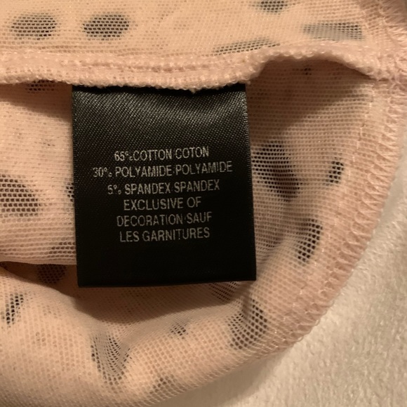 Lafayette 148 New York Half-Mesh Blouse: Large - Picture 5 of 5